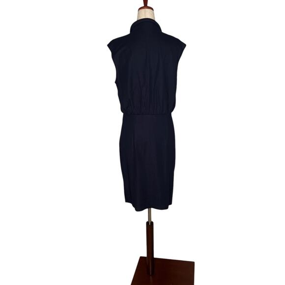 *NWOT GUESS Women's Button Up T-Shirt Navy Dress - Sz 10 - Picture 7 of 8